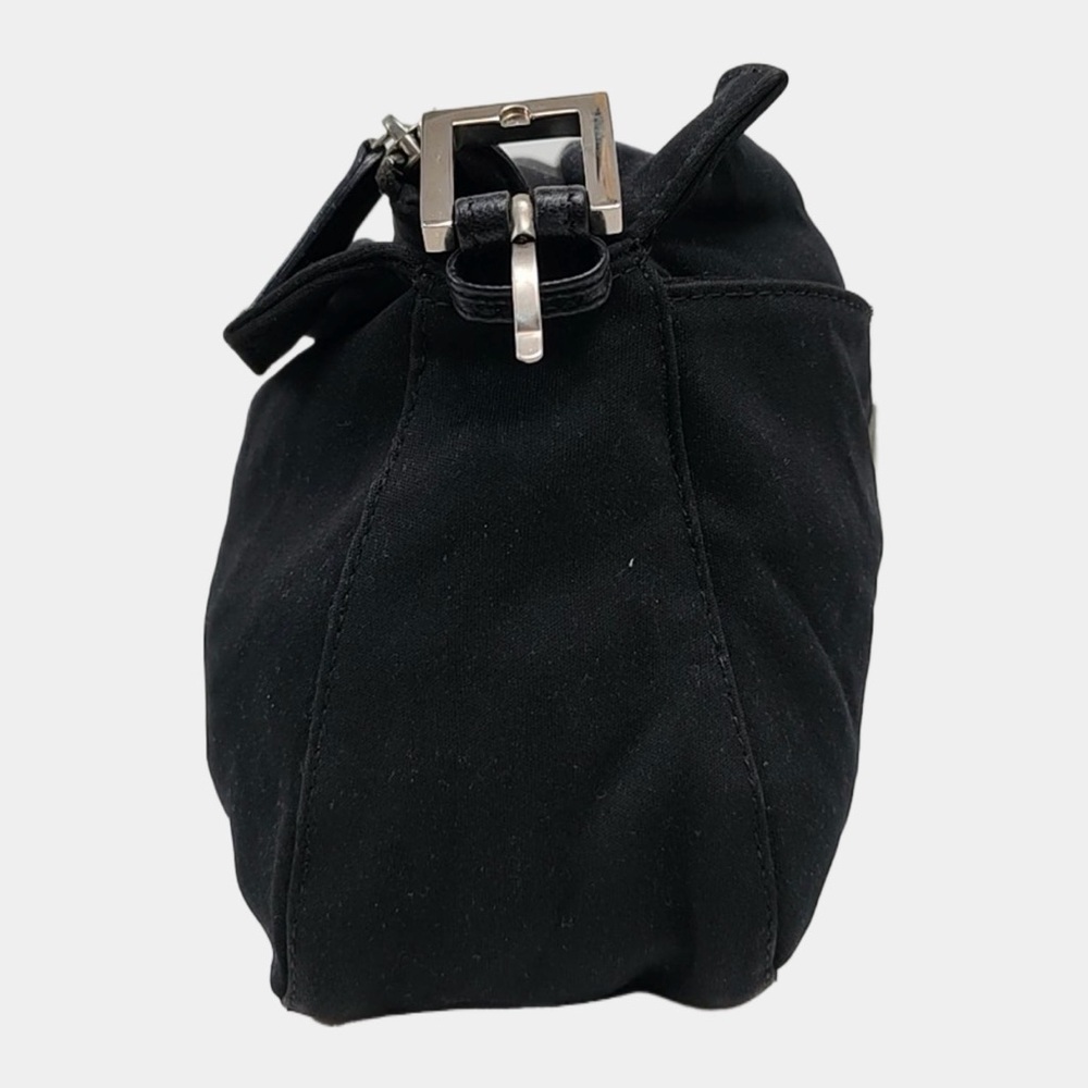 Fendi Neoprene Baguette Shoulder Bag Black Vintage - Picture 3 of 8